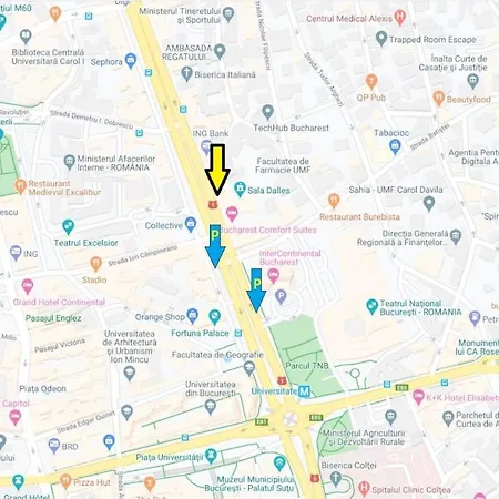 Apartment Domum Universitate Dalles - Intercontinental Bucharest