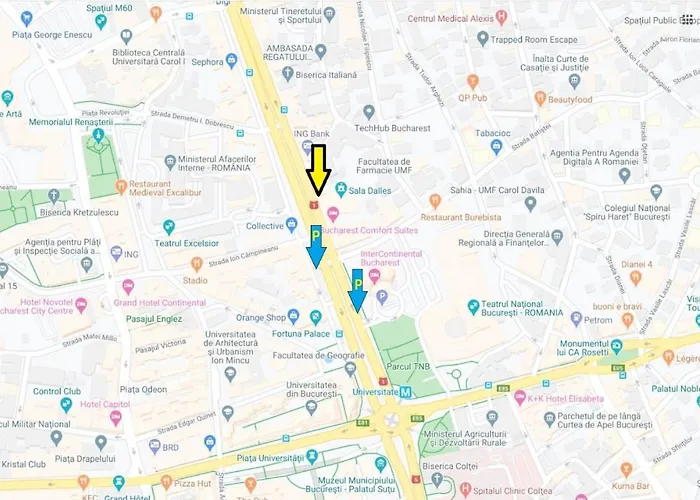 Lägenhet Domum Universitate Dalles - Intercontinental Bukarest